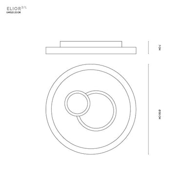 Luminascente elior 2/l